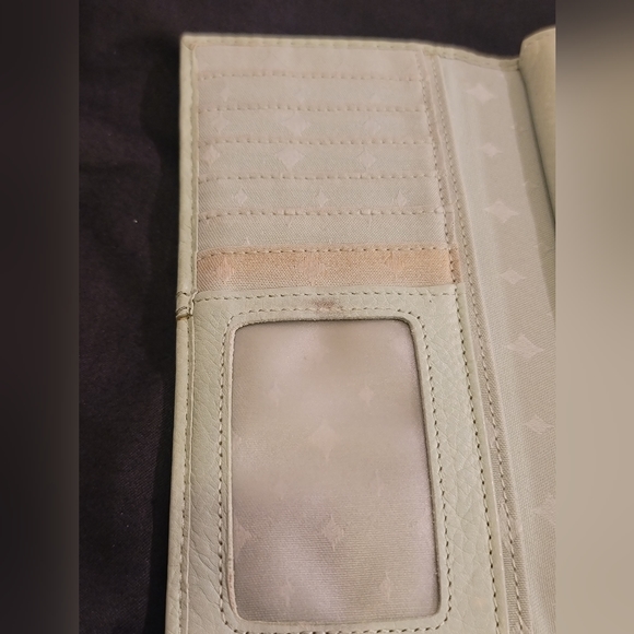 FOSSIL Marlow Green Leather Multifunction Trifold Wallet - Picture 2 of 12